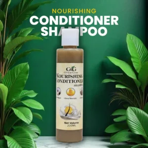 Glow & Grow Nourishing Conditioner Shampoo for keratin and color damaged hair repair.